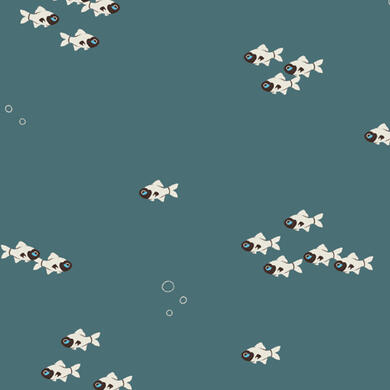 Flashlight Fish Repeat Pattern